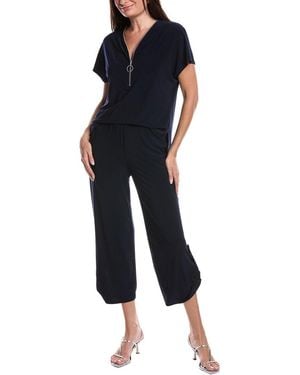 Joseph Ribkoff Cutout Waist Jumpsuit - Blue