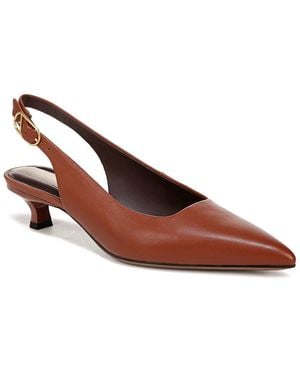 Franco Sarto Marlow Leather Slingback Pump - Brown