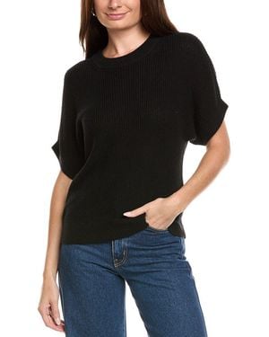 Tommy Bahama Zandra French Sleeve Linen-Blend Jumper - Black