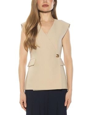 Alexia Admor Pia Vest Jacket - Natural