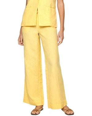LSPACE Sofie Linen-Blend Trouser - Yellow