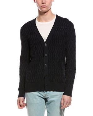 Slate & Stone Cable Knit V-Neck Cardigan - Black