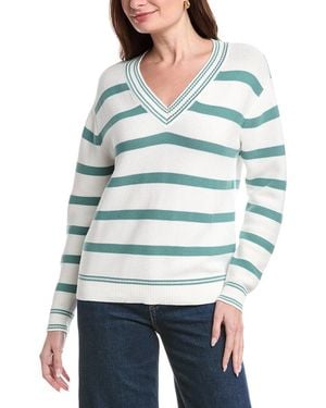 Cabi Arena V-Neck Pullover - Green