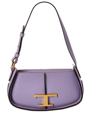 Tod's Leather Crossbody - Purple