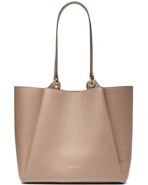 Cole Haan Midtown Medium Leather Tote - Natural