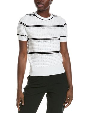 Nanette Lepore Pointelle Top - White