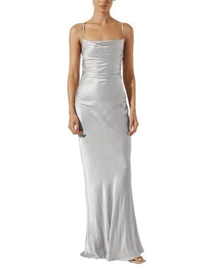 Shona Joy La Lune Lace Back Maxi Dress - Natural