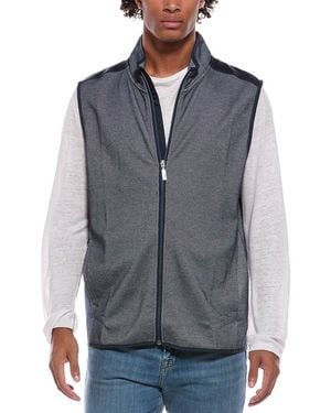 Tommy Bahama Turf And Trek Full Zip Vest - Blue