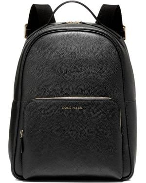 Cole Haan Delancey Leather Backpack - Black