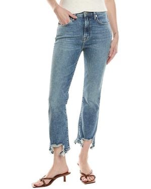 7 For All Mankind High-Waist Elora Slim Kick Jean - Blue