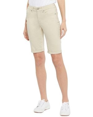 NYDJ Petite Briella Feather Short - Natural