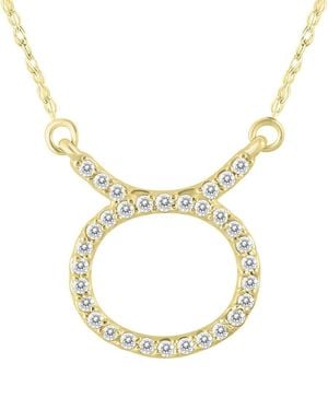True Diamond 14k 0.24 Ct. Tw. Diamond Necklace - Metallic