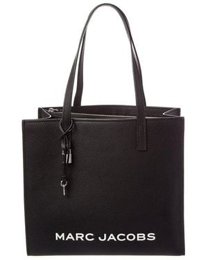 Marc Jacobs Grind Leather Tote - Black