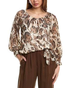 Vince Camuto Off-The-Shoulder Top - Brown