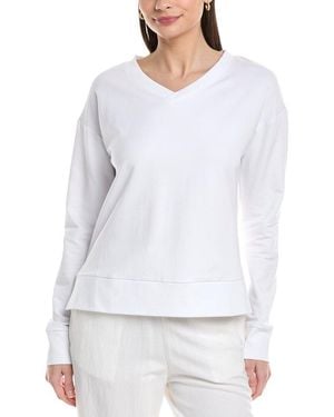 Helen Jon V-Neck Pullover - White