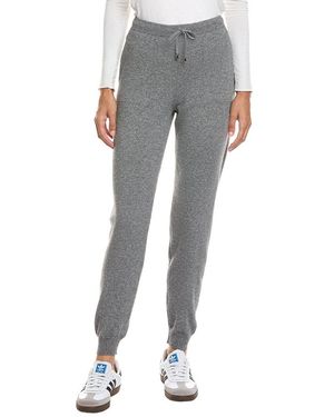 InCashmere Wool & Cashmere-Blend Jogger Pant - Grey