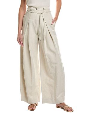 BOSS Boss Tamoura Linen-Blend Pant - Natural