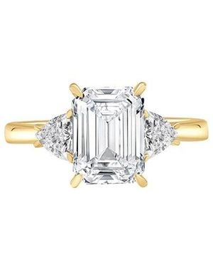 Lab Grown Diamonds 14K 3.75 Ct. Tw. Lab-Grown Diamond 3 Stone Engagement Ring - White