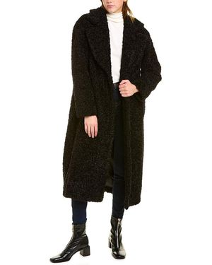 Noize Franny Long Coat - Black