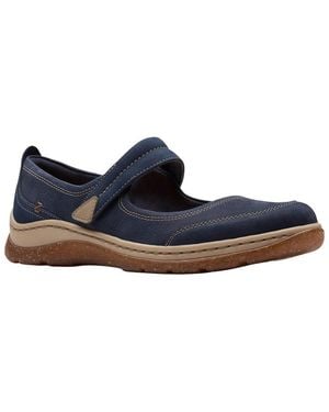 Clarks Orlene Jane Leather Mary Jane Flat - Blue