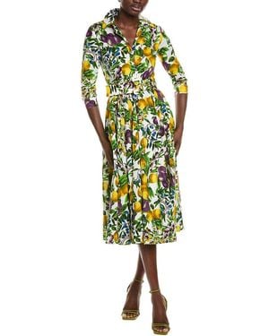 Samantha Sung Aster Midi Dress - Green