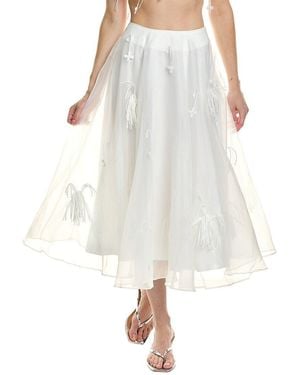 Bardot Marcelle Midi Skirt - White
