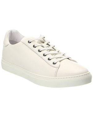 Harry's Of London Thomas P Deerskin Leather Trainer - White
