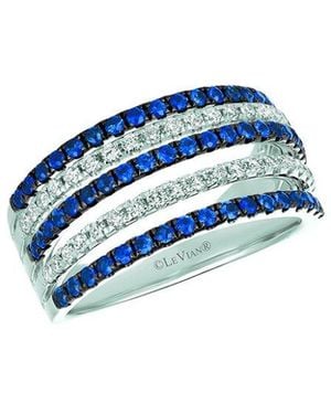 Le Vian 14K 0.96 Ct. Tw. Diamond & Sapphire Cocktail Ring - Blue