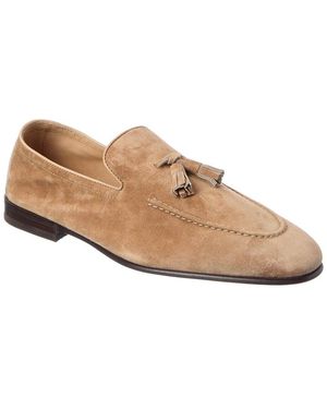 Brunello Cucinelli Suede Loafer - Natural