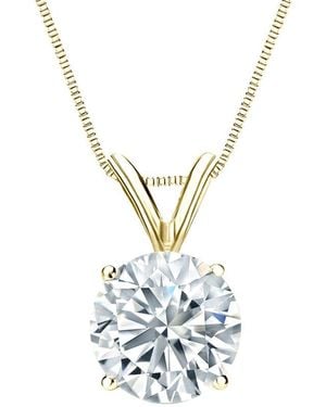 Sabrina Designs Lab Grown Diamonds 14K 5.00 Ct. Tw. Lab-Grown Diamond Solitaire Necklace - White