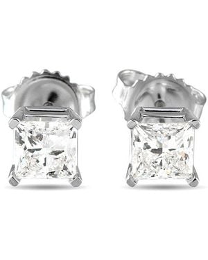 Lab Grown Diamonds 14K 1.55 Ct. Tw. Diamond Earring - Metallic