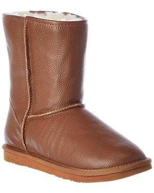 Australia Luxe Cosy Short Leather Boot - Brown
