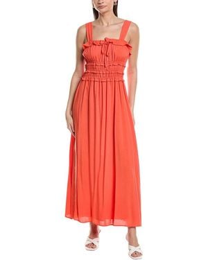 JLuxe Sleeveless Midi Dress - Red