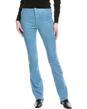 L'Agence Ruth High-Rise Straight Raw Hem Jean - Blue