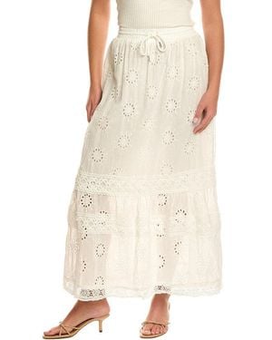 Estellina Midi Skirt - Natural