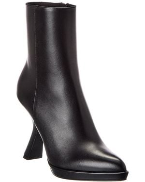 Dior D-Fiction Leather Boot - Black