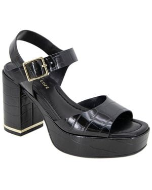 Kenneth Cole Darla Pu Sandal - Black
