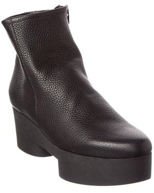 Arche Sixizz Leather Platform Bootie - Black
