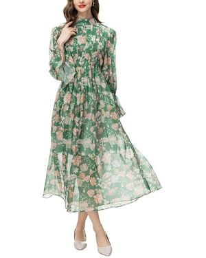 LIONELLO SALVI Midi Dress - Green