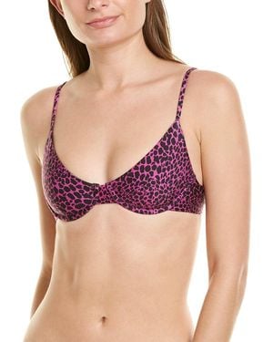Beach Riot Camila Bikini Top - Purple