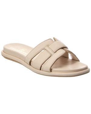 La Canadienne Arden Leather Sandal - White