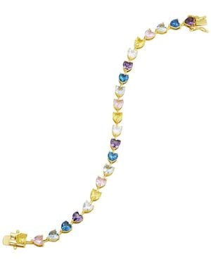 Savvy Cie Cz Tennis Bracelet Bracelet - Metallic