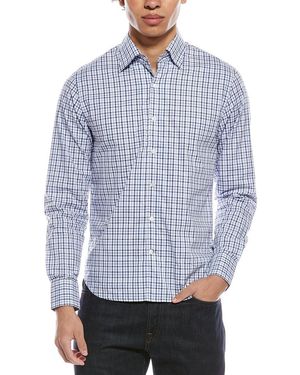 Robert Talbott Morgan Check Shirt - Blue