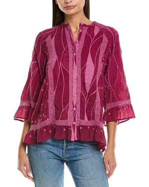 Johnny Was Chamylla Blouse - Red