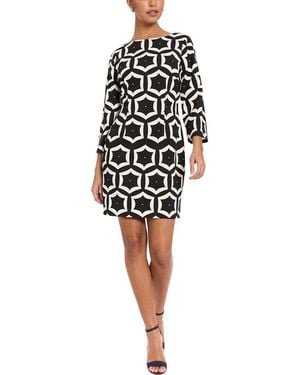 London Times Mini Dress - White