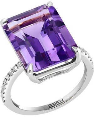 Effy Fine Jewelry 12.50 Ct. Tw. Amethyst, Sapphire Ring - Purple