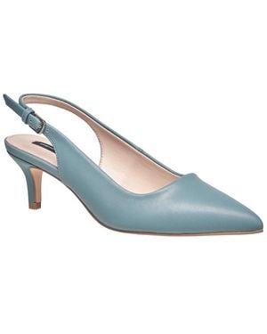 French Connection Ladies Quinn Slingback Kitten Heel - Blue