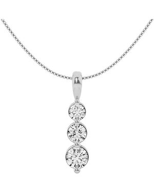 Lab Grown Diamonds 14K 2.00 Ct. Tw. Lab Grown Diamond Pendant Necklace - White