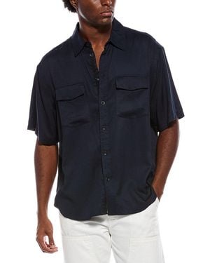 Rag & Bone Matthew Pocket Shirt - Blue