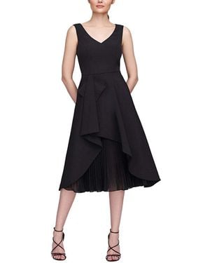 Kay Unger Begonia Midi Dress - Black